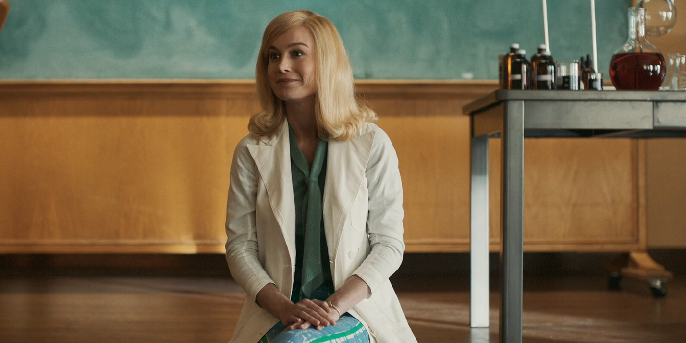 Brie Larson teaching as Elizabeth Zott in Lessons in Chemistry episode 8