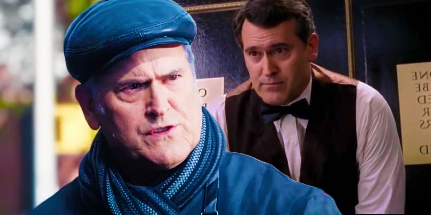 Bruce Campbell as Pizza Poppa in Doctor Strange in the Multiverse of Madness and a theater usher in Spider-Man 2.