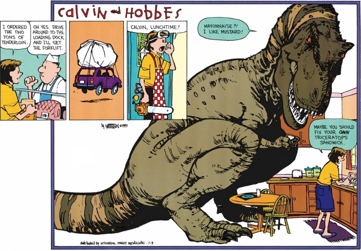 calvin and hobbs sandwich