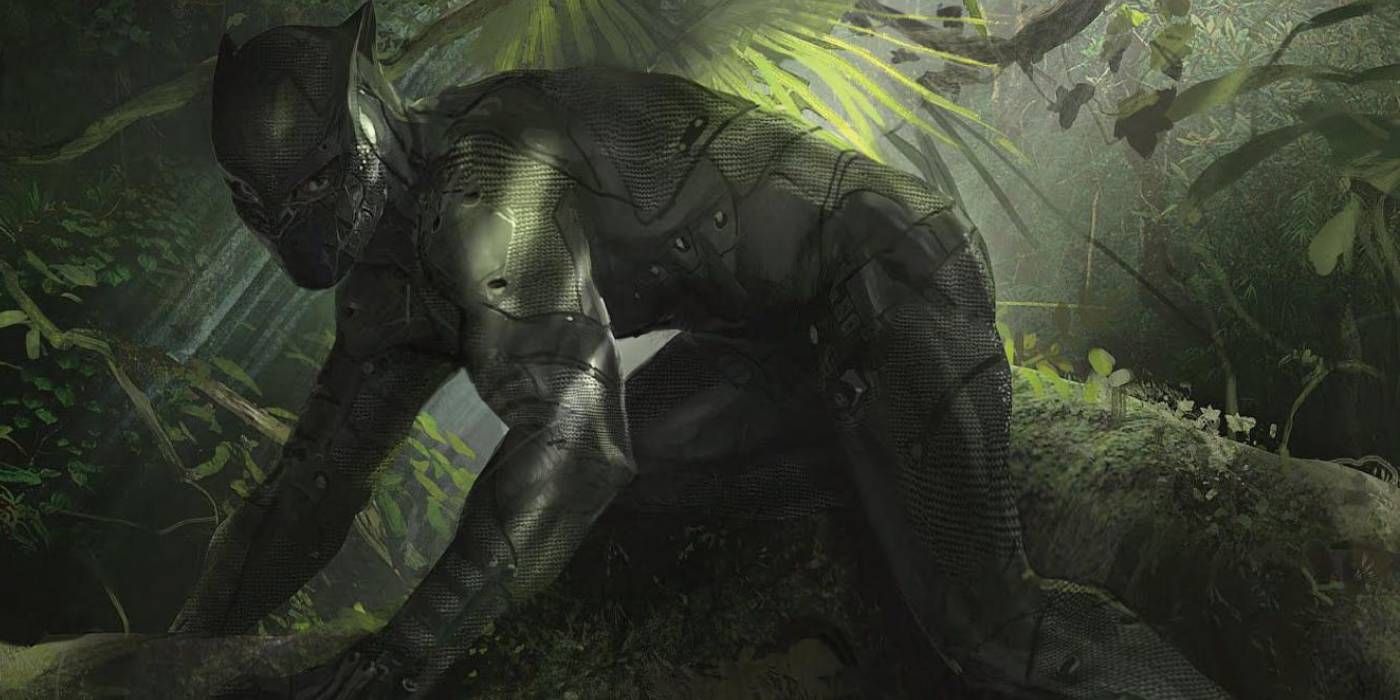 camouflage suit black panther concept art