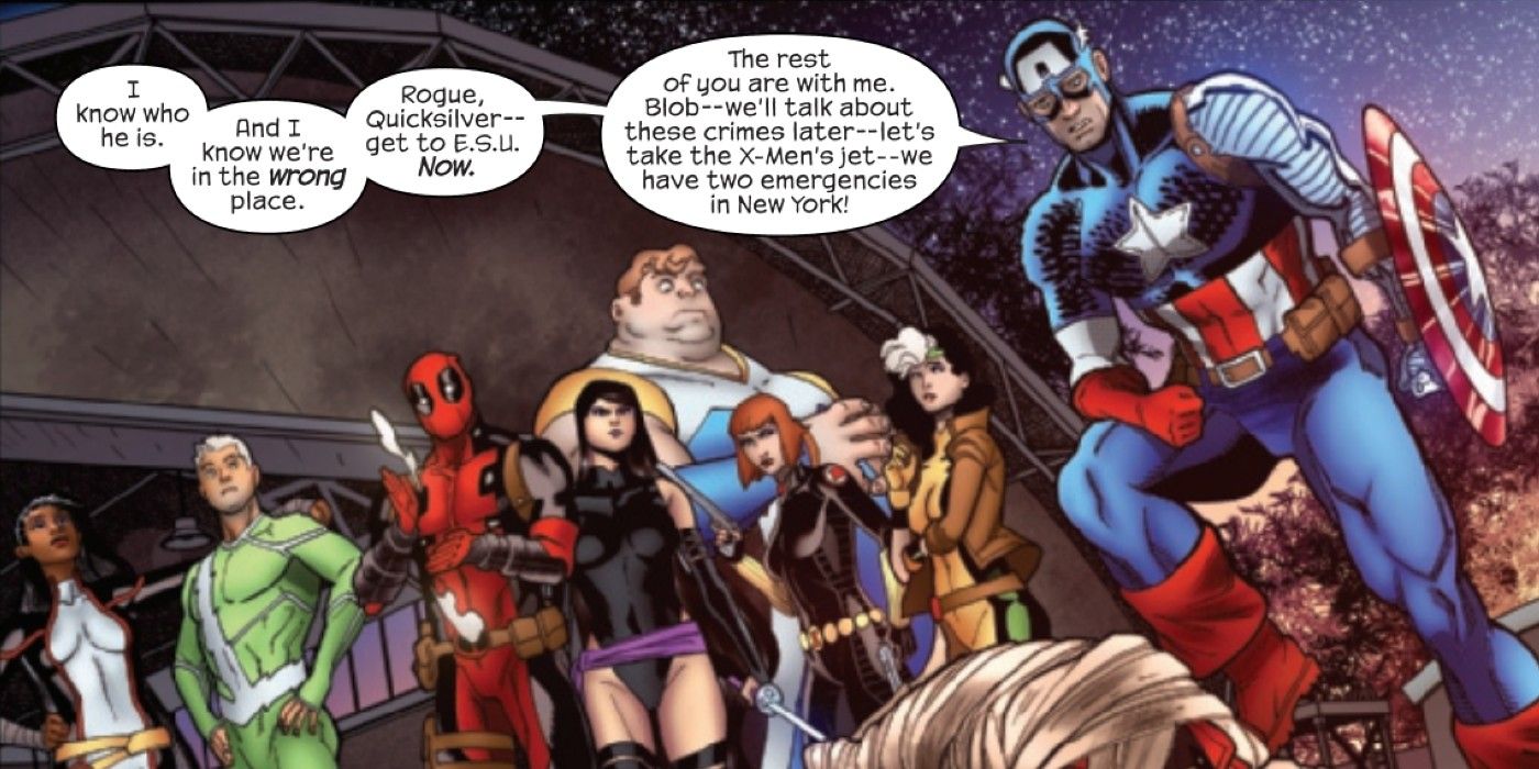 Uncanny Avengers #4, Captain America leads the Uncanny Avengers, Blob now among their ranks