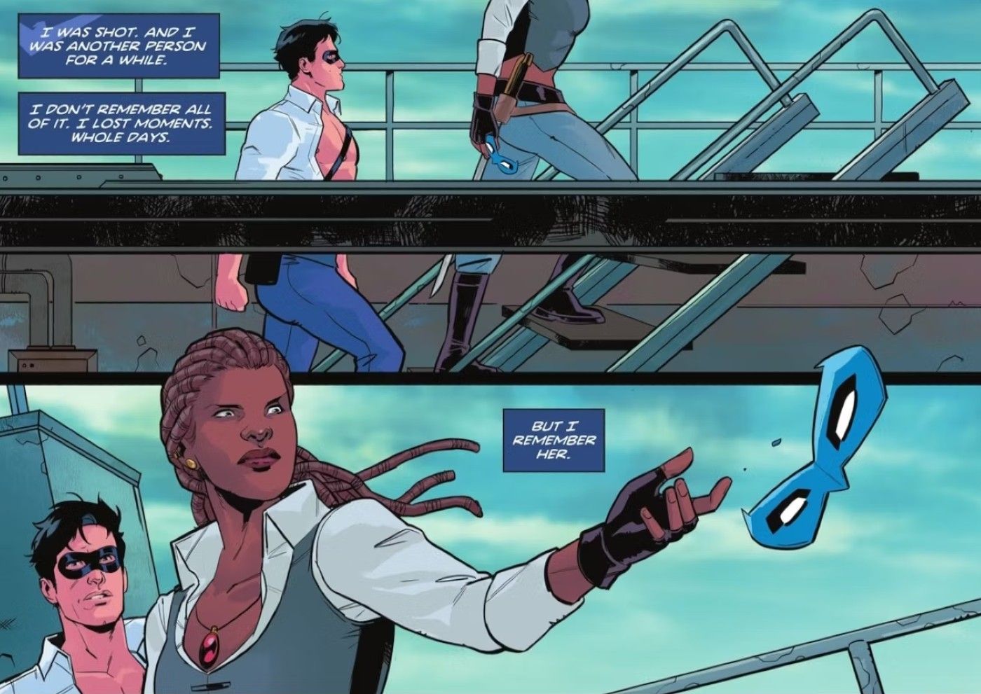 Captain Blud Tosses Nightwing&rsquo;s Mask Overboard