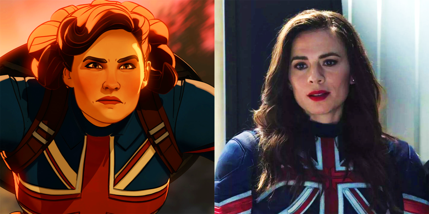 Captain Carter and Hayley Atwell as Captain Carter in Doctor Strange 2