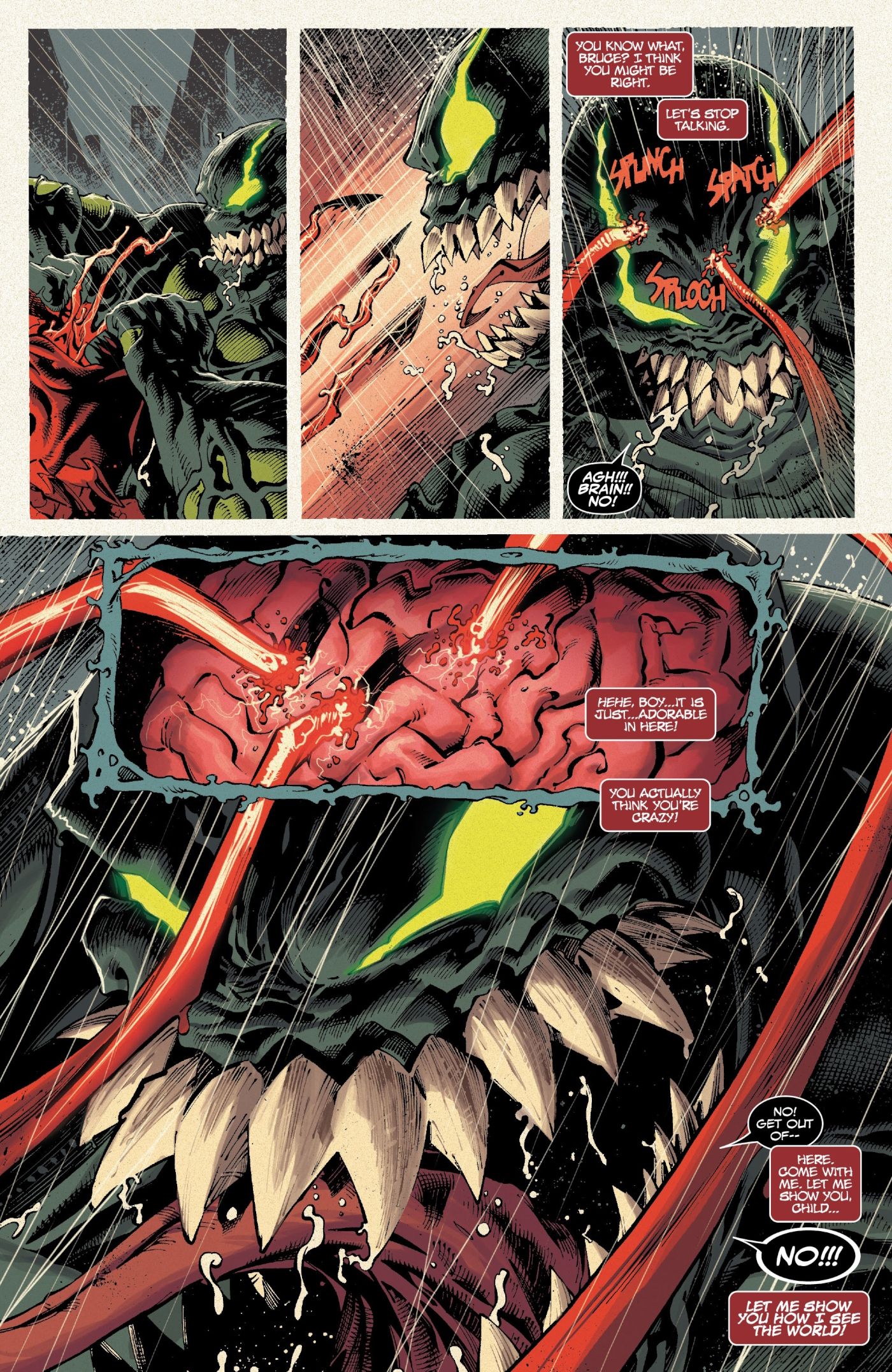 Carnage Attacks Hulks Brain