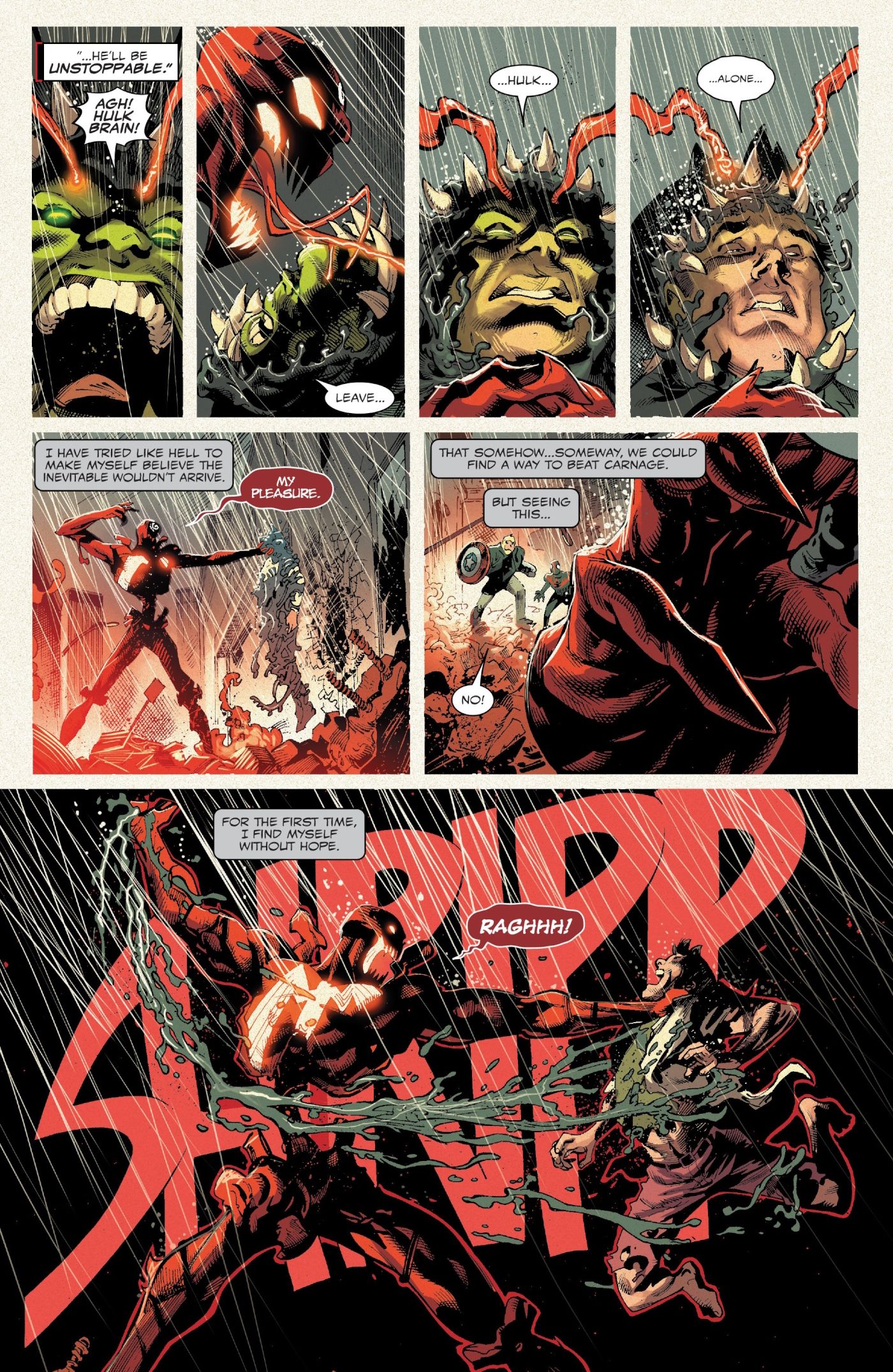 Carnage Shuts Hulk Down