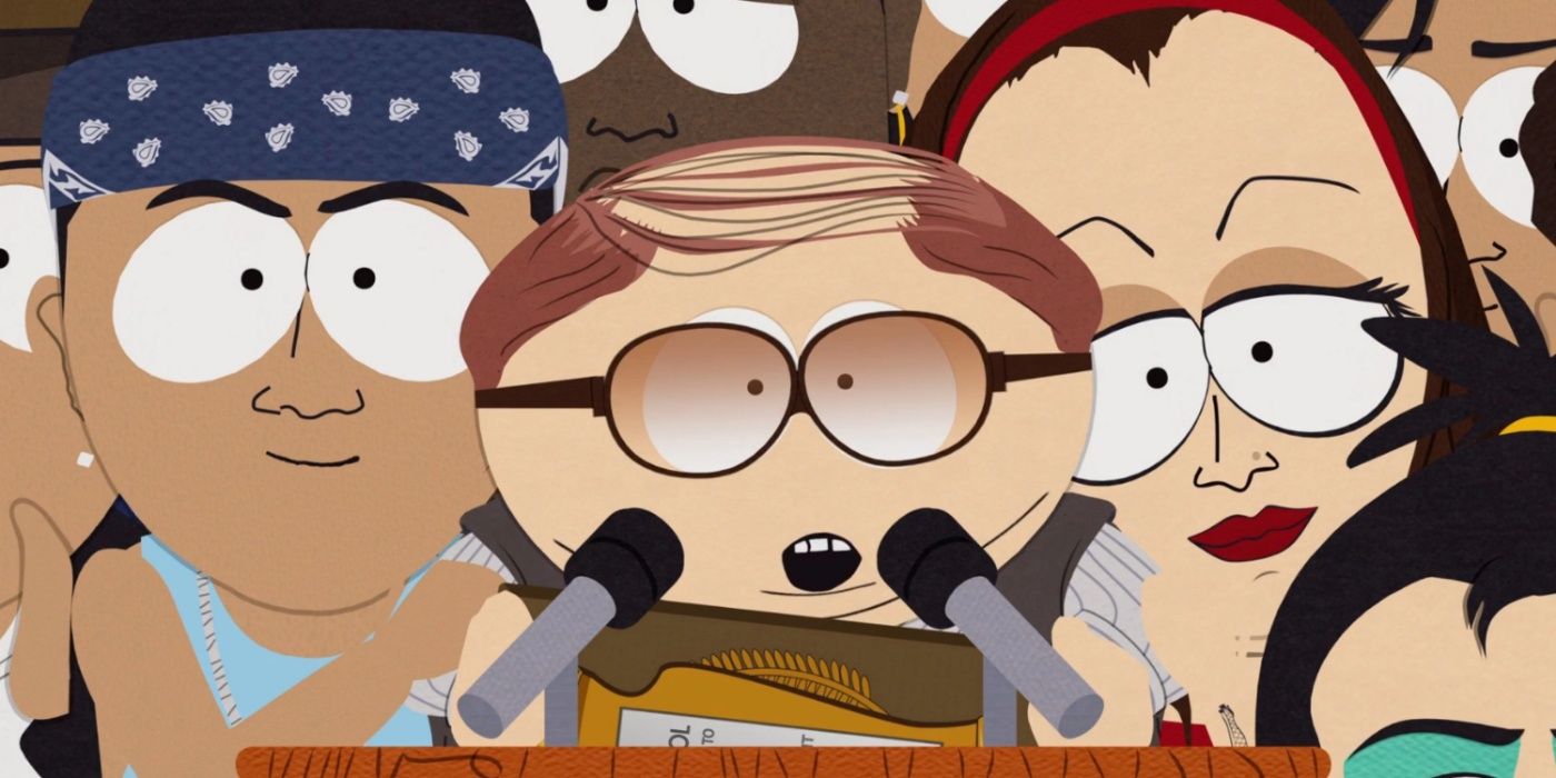 Cartman as a movie producer in South Park.