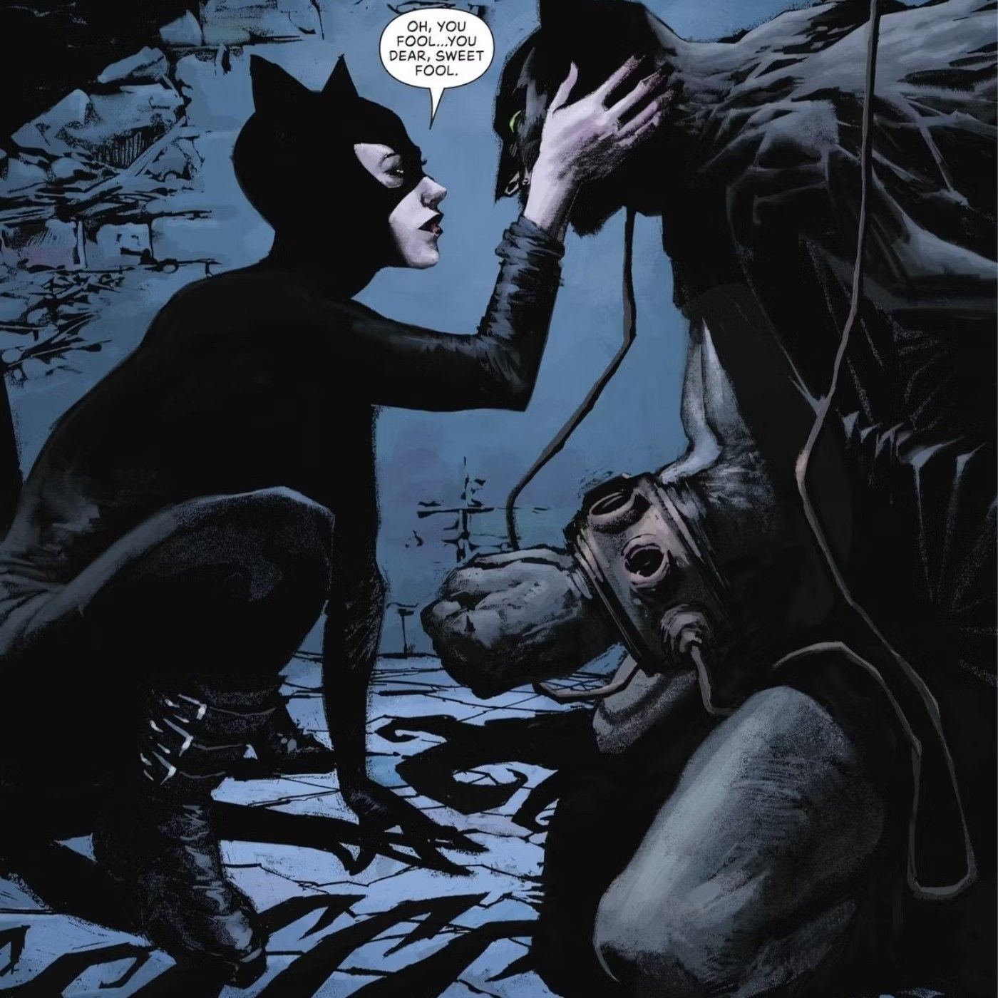 Catwoman Meets Batman in His Prison