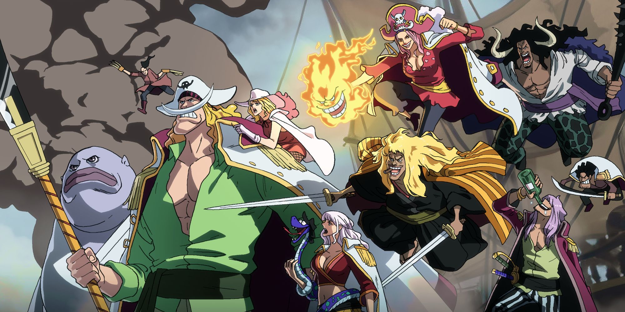 Why the ROCKS PIRATES definitely has a vice captain : r/OnePiece