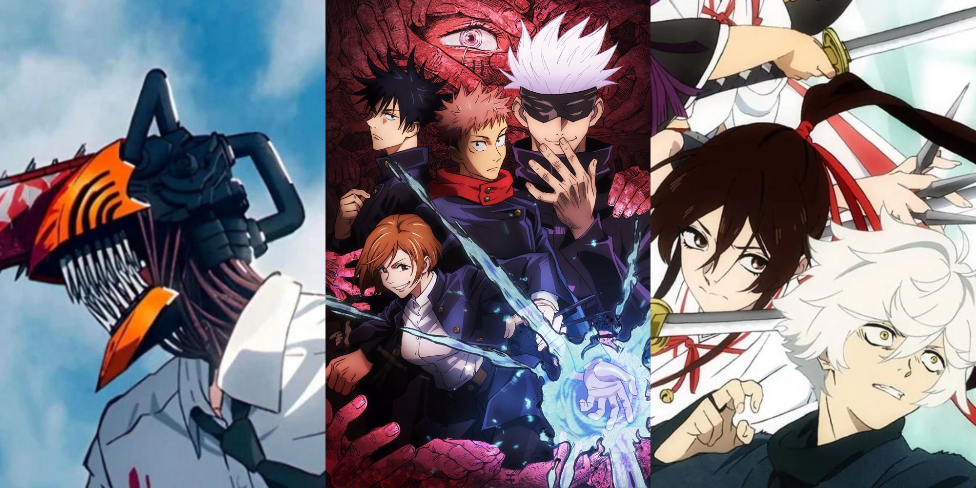 Chainsaw Man, Jujutsu Kaisen, and Hell's Paradise: Jigokuraku