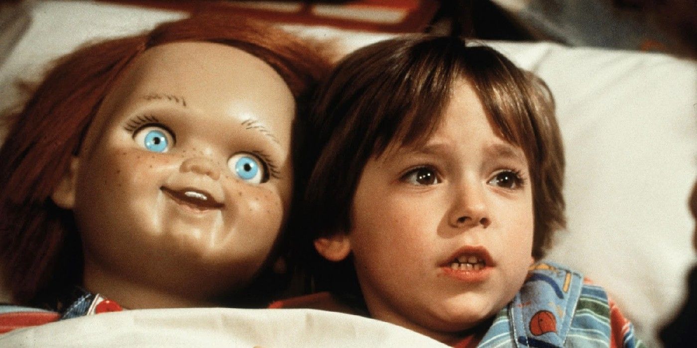 Child's Play - Chucky and Andy in bed together