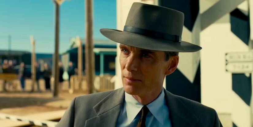 Cillian Murphy as J Robert Oppenheimer at Los Alamos in Oppenheimer