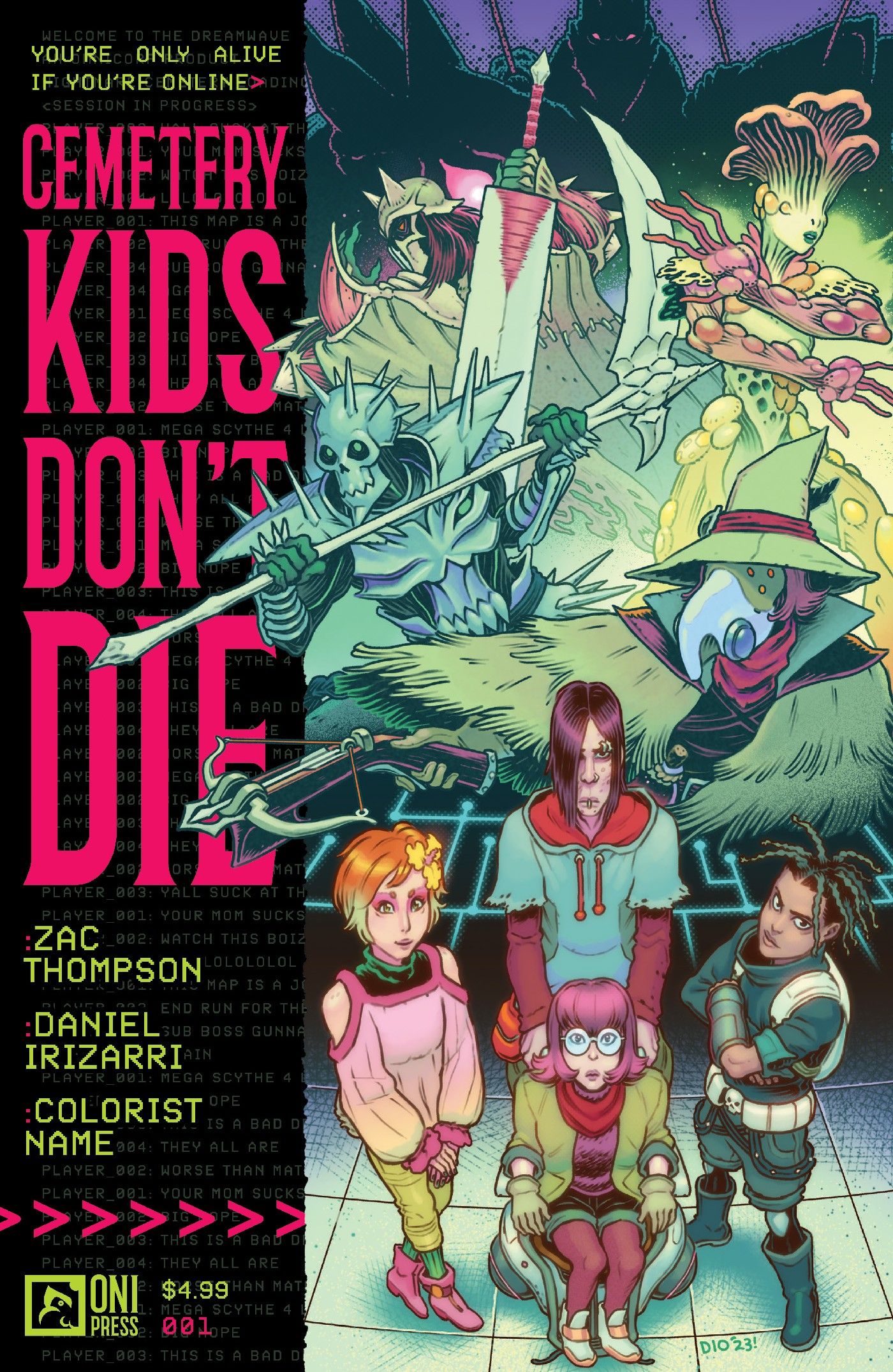 Cemetery Kids Don’t Die #1 Preview Blends RPG Fantasy with Sci-Fi Horror (Exclusive)