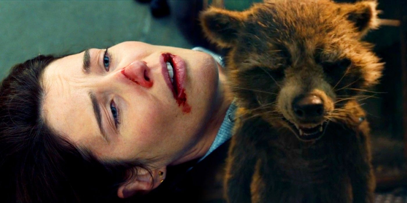 Cobie Smulders As Maria Hill Dying In Secret Invasion And Rocket Crying In Guardians of the Galaxy Vol. 3