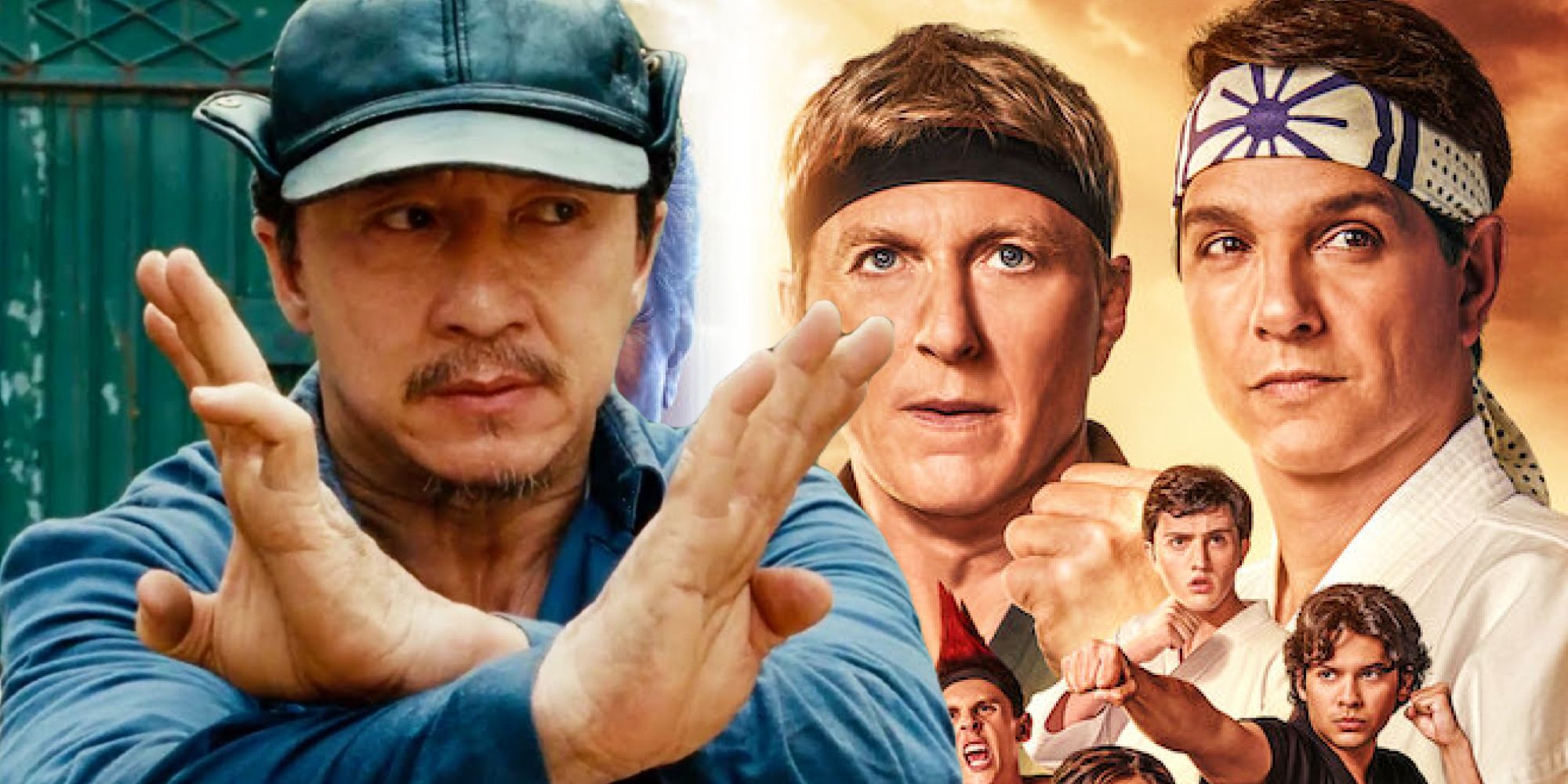 O filme Karate Kid de Ralph Macchio e Jackie Chan significa que o