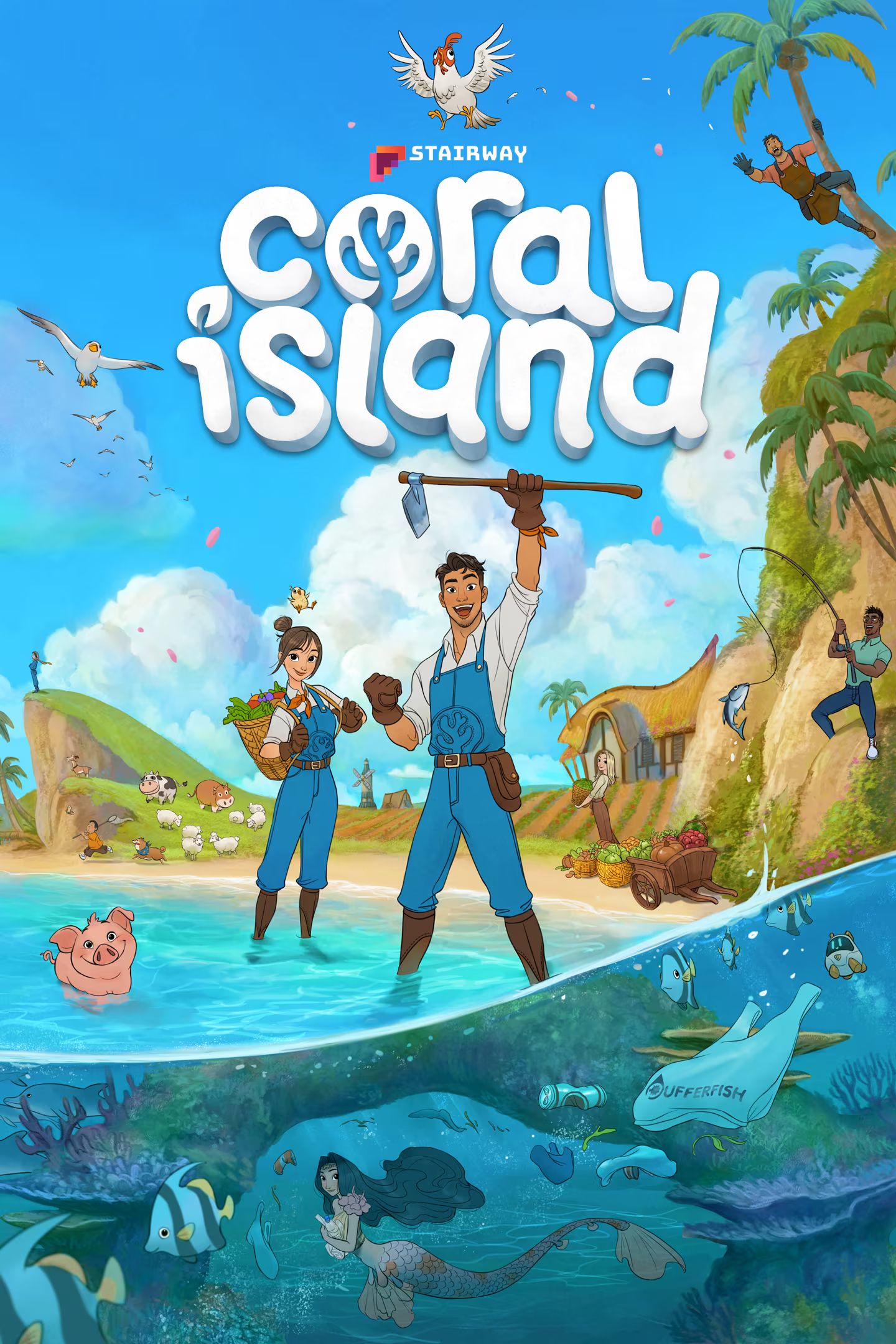 Coral Island Game Poster