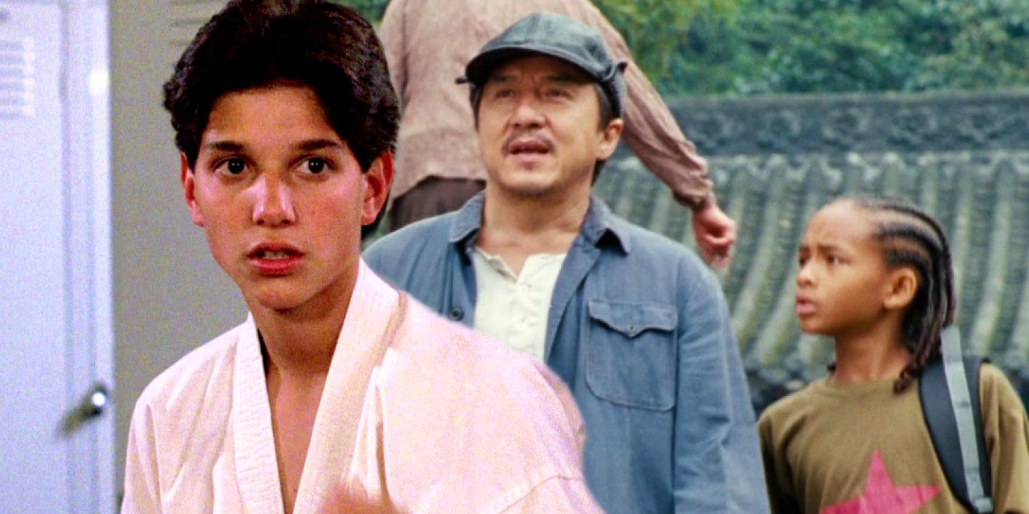 O filme Karate Kid de Ralph Macchio e Jackie Chan significa que o