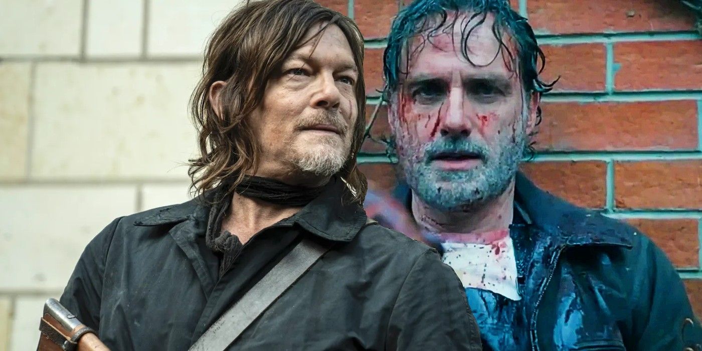 Custom image of Daryl Dixon and Rick Grimes in their Walking Dead spinoffs