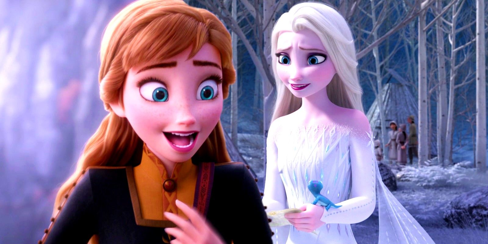 Custom image of Elsa and Anna in Frozen 2
