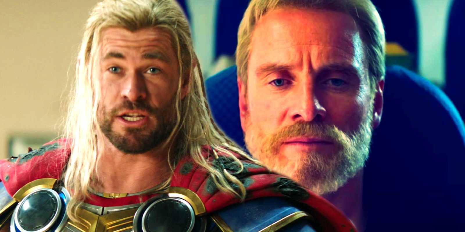 Custom image of Thor in Love and Thunder and Michael Fassbender in Next Goal Win