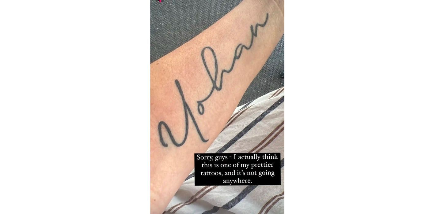 Historia de Instagram de la estrella de 90 Day Fiance, Daniele Gates, sobre el tatuaje de Yohan
