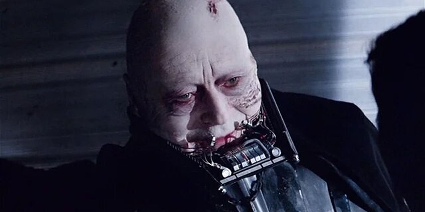 Darth Vader morre sem capacete em O Retorno de Jedi