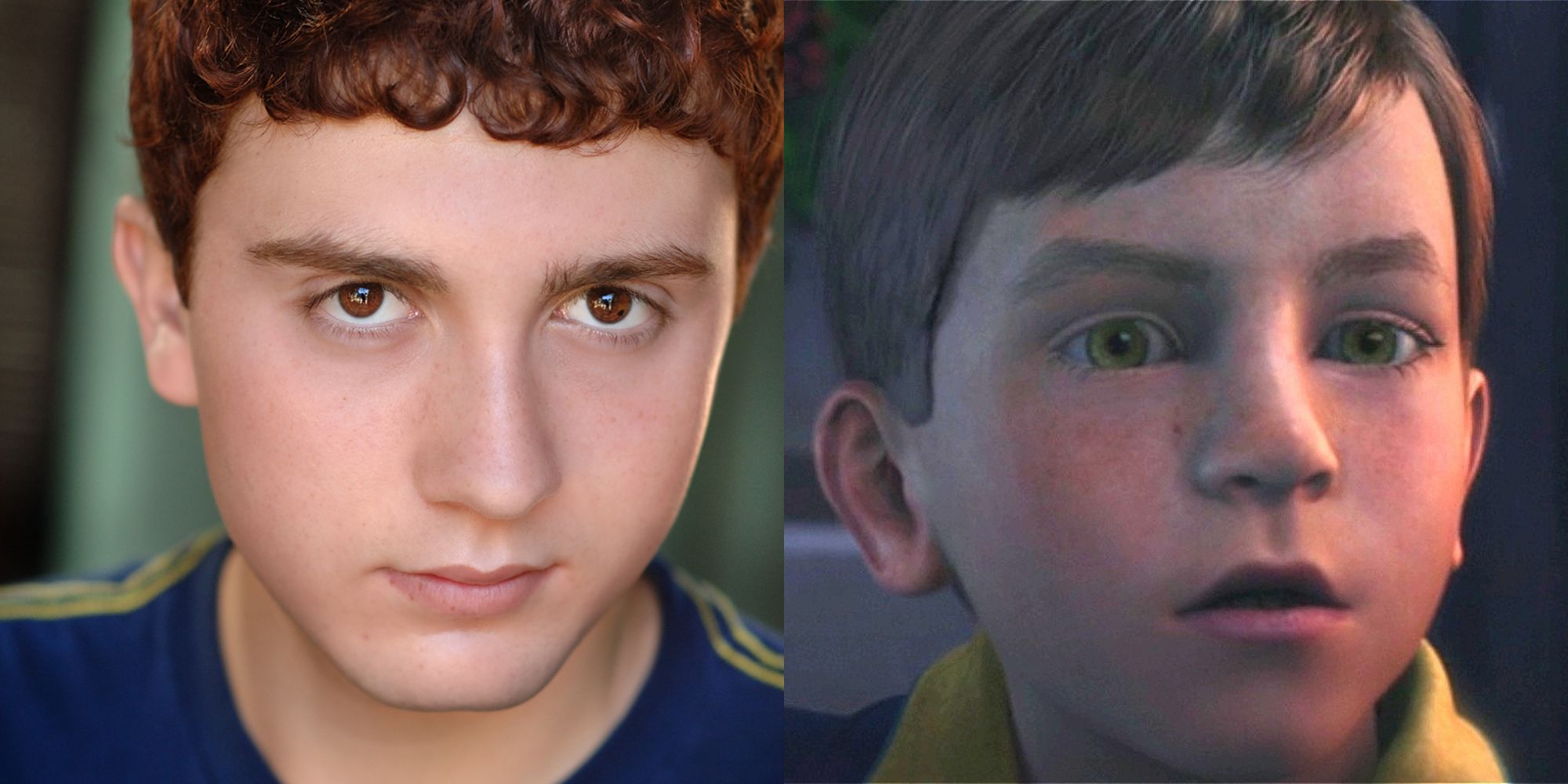 Daryl Sabara and the Hero Boy in the Polar Express