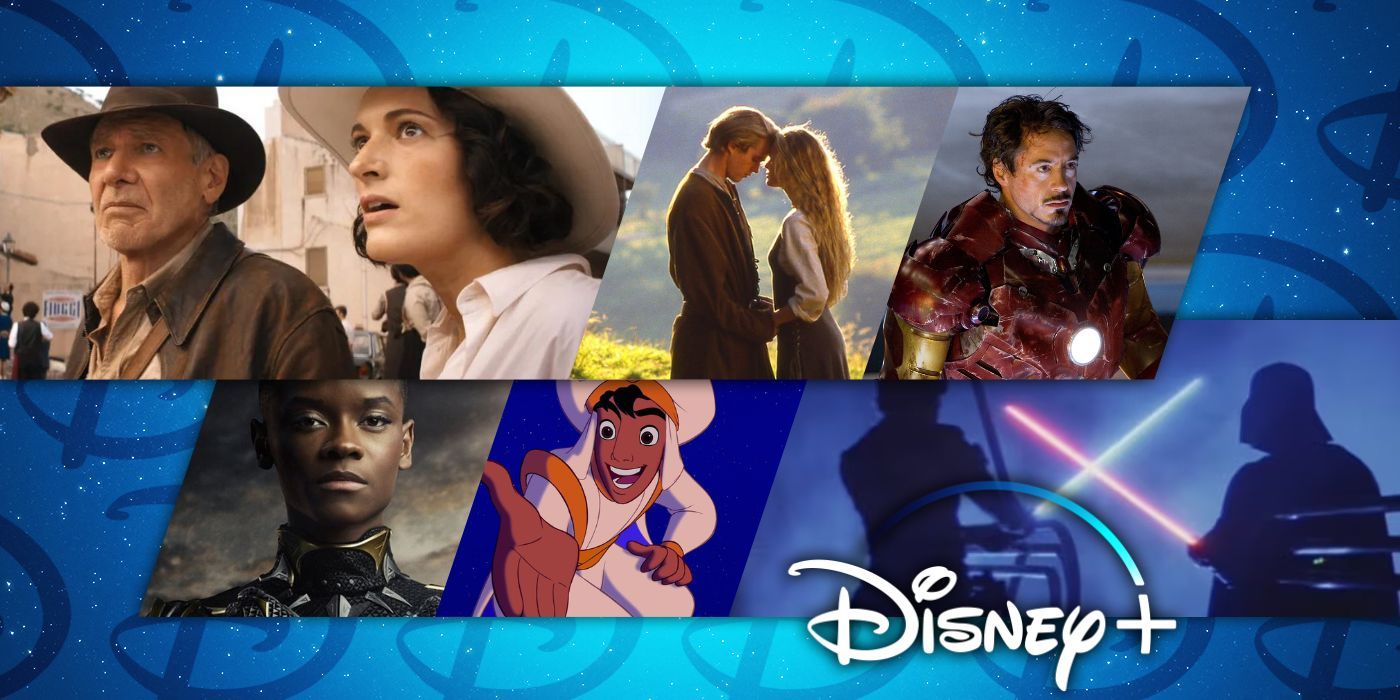 Películas de Disney+: Indiana Jones 5, La princesa prometida, Iron Man, Wakanda Forever, Aladdin, Star Wars El imperio contraataca