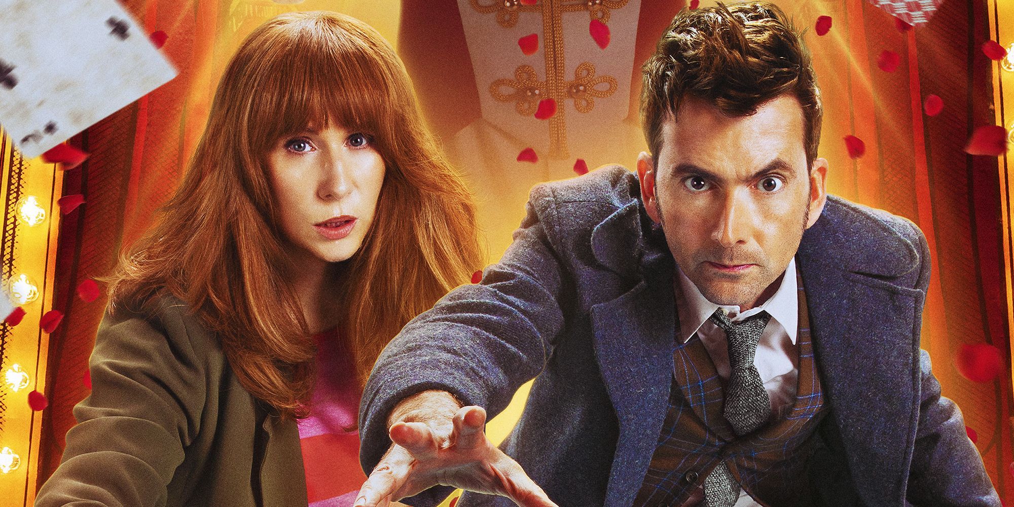 Doctor Who 60th-Anniversary's Catherine Tate and David Tennant as Donna Noble and the Fourteenth Doctor The Giggle Poster