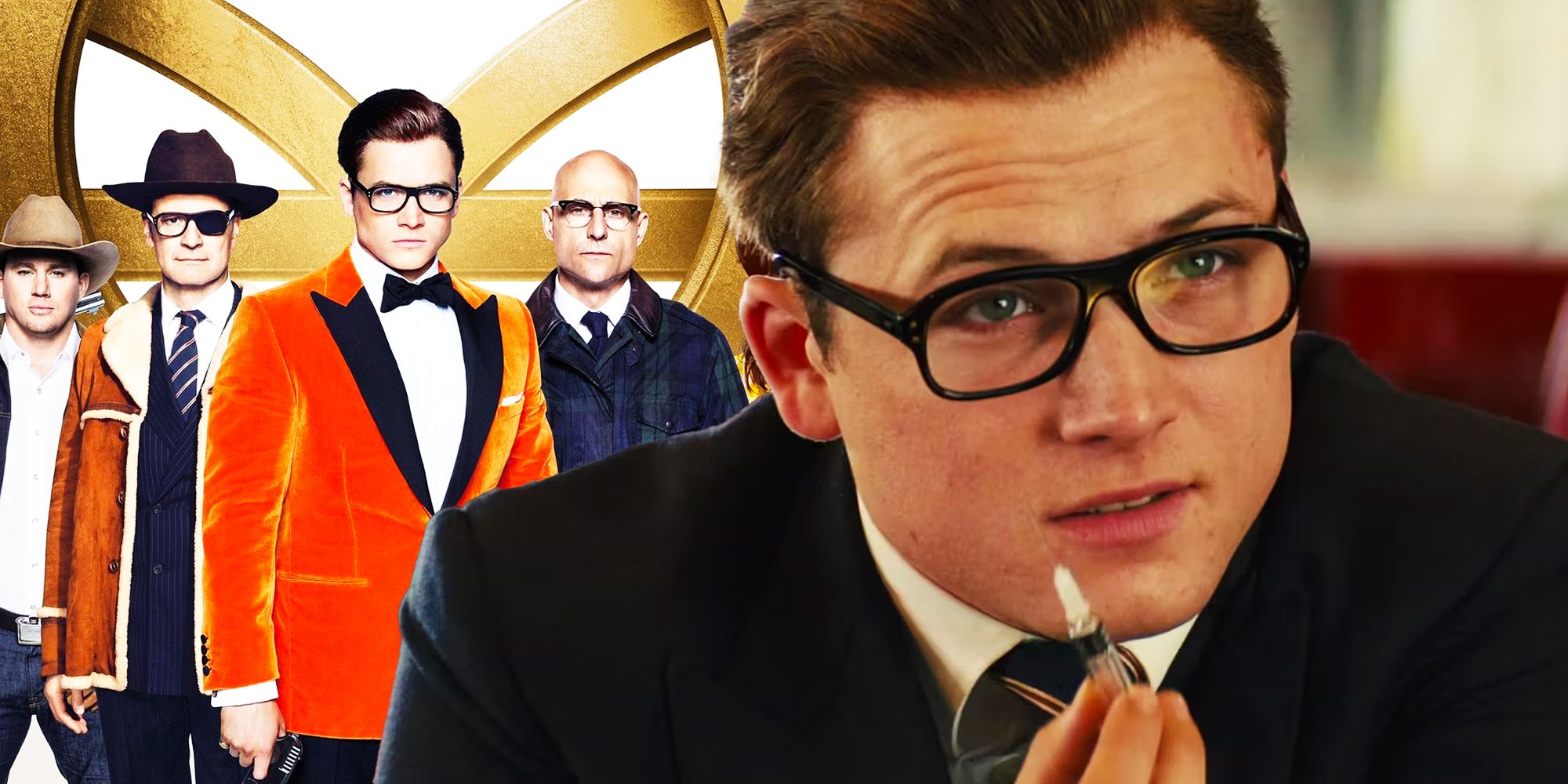 Eggsy and the Kingsman The Golden Circle poster