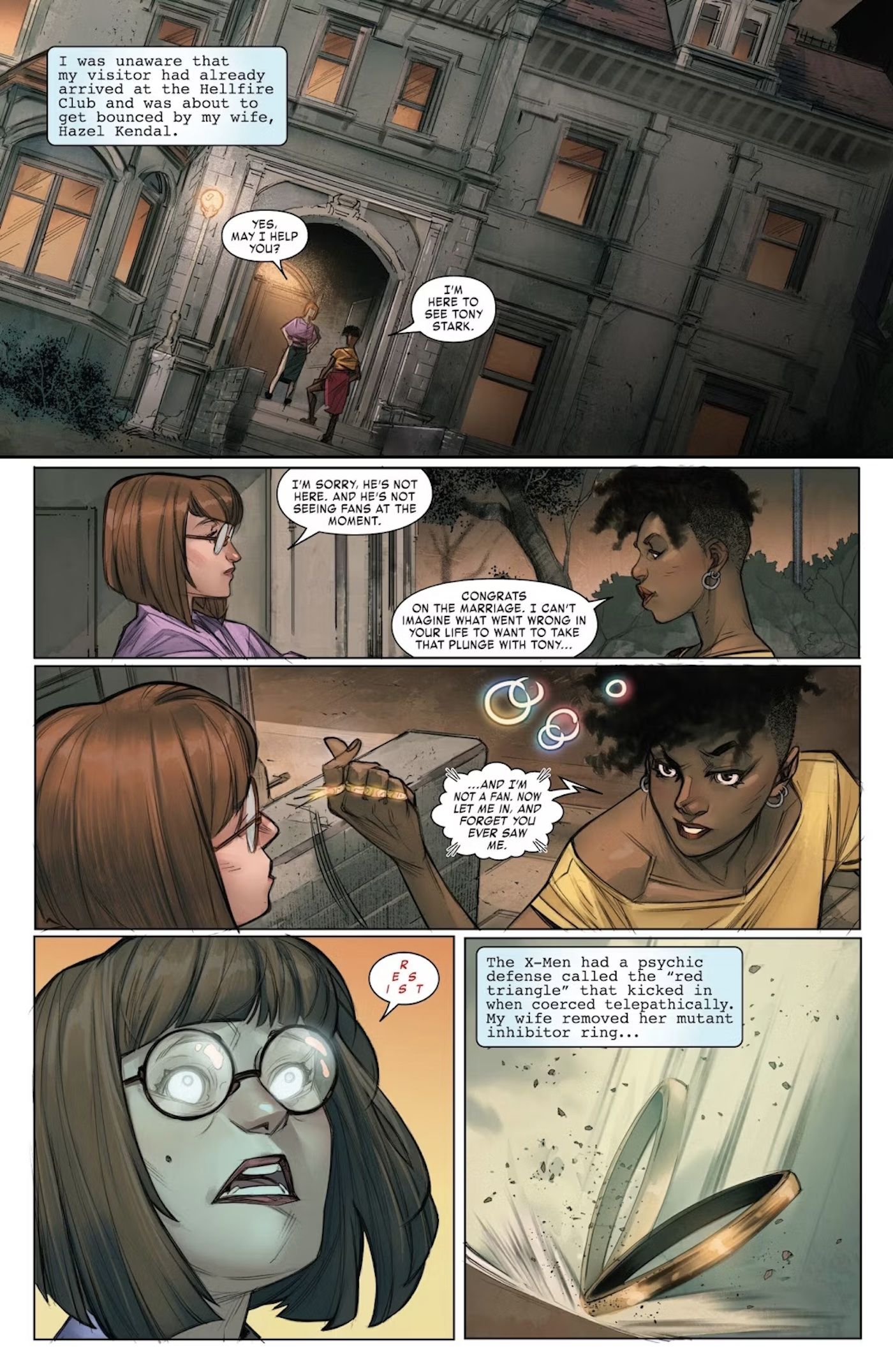 Emma Frost Red Triangle Protocol