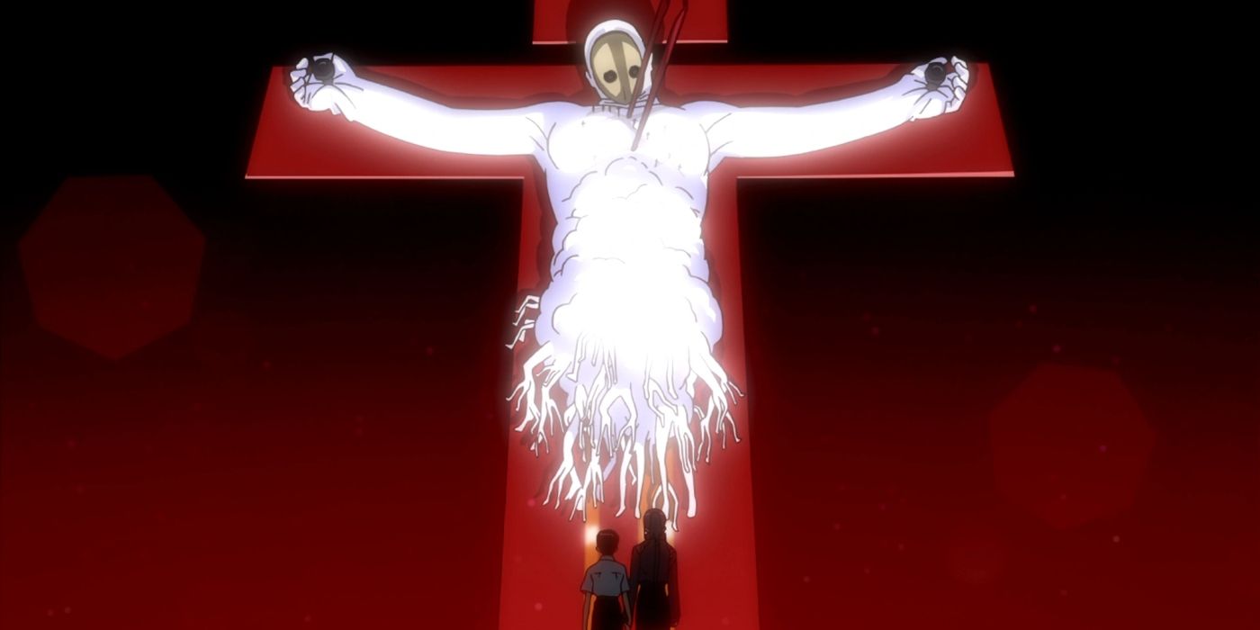 The body of the Angel known as Lilith, crucified.