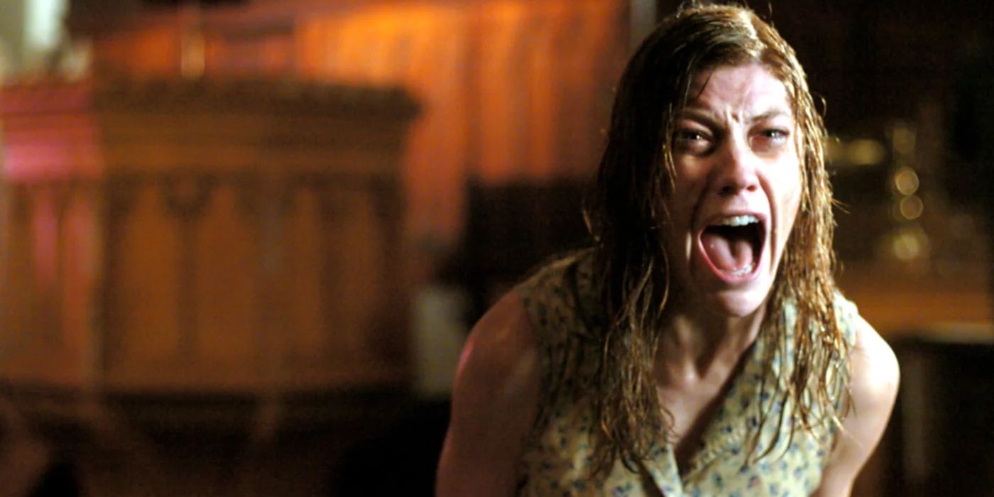Jennifer Carpenter screaming in The Exorcism of Emily Rose (2005)