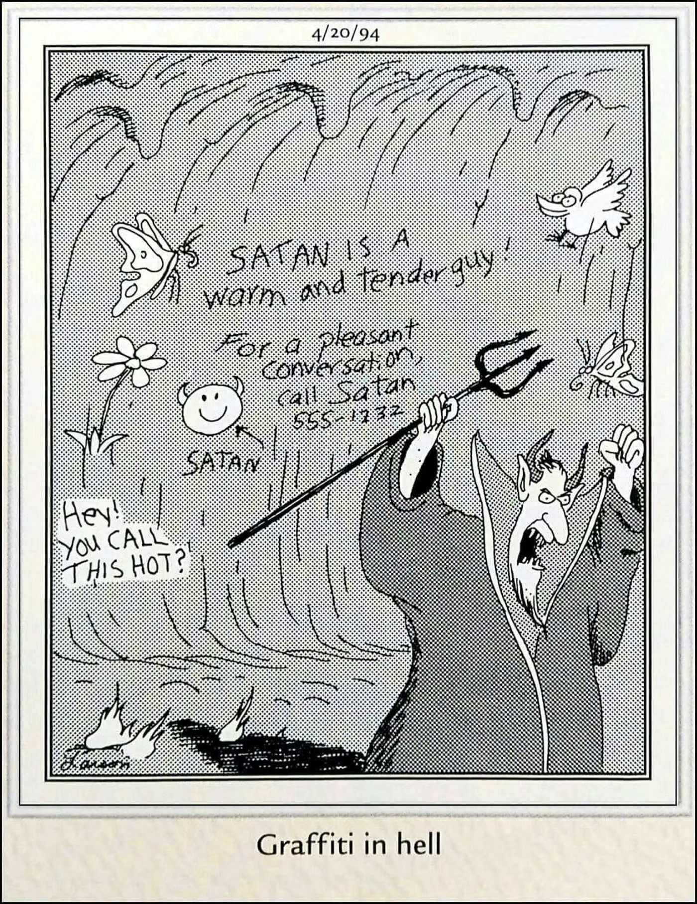 10 Funniest Far Side Comics Set in Hell