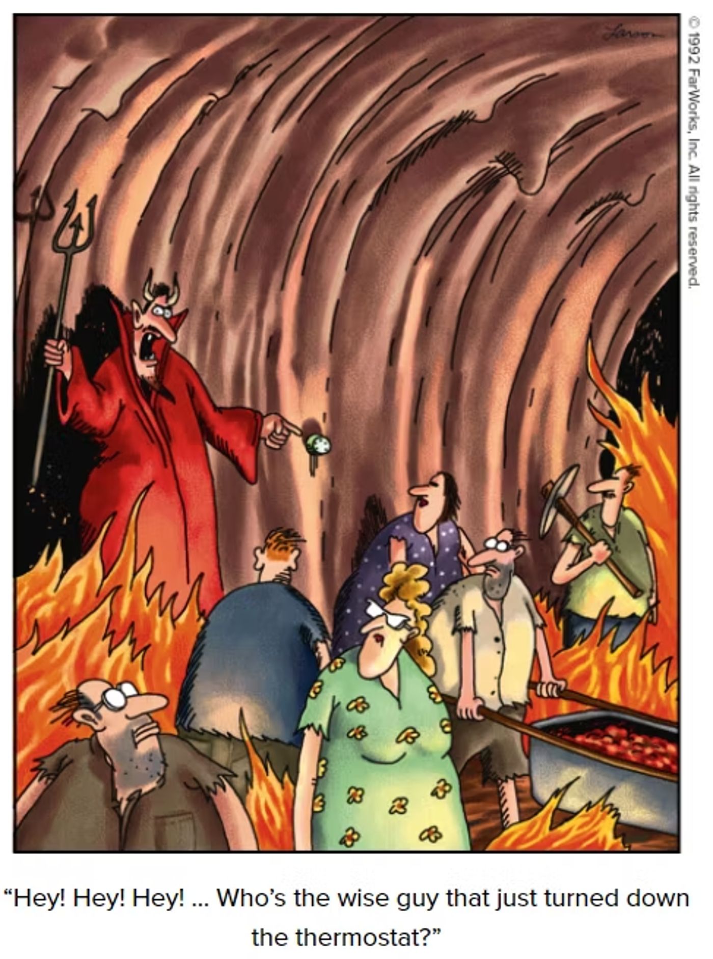 10 Funniest Far Side Comics Set in Hell