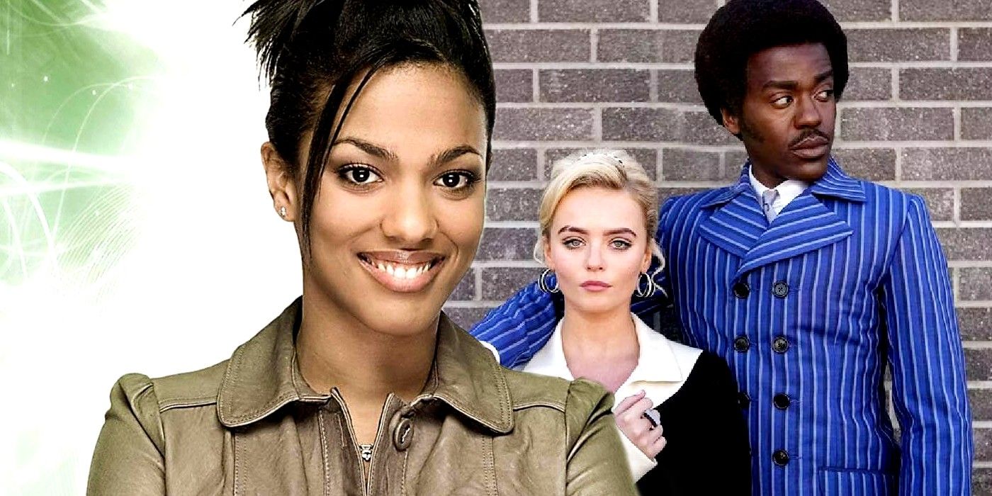 Freema Agyeman as Martha Ncuti Gatwa as the Fifteenth Doctor and Millie Gibson as Ruby in Doctor Who