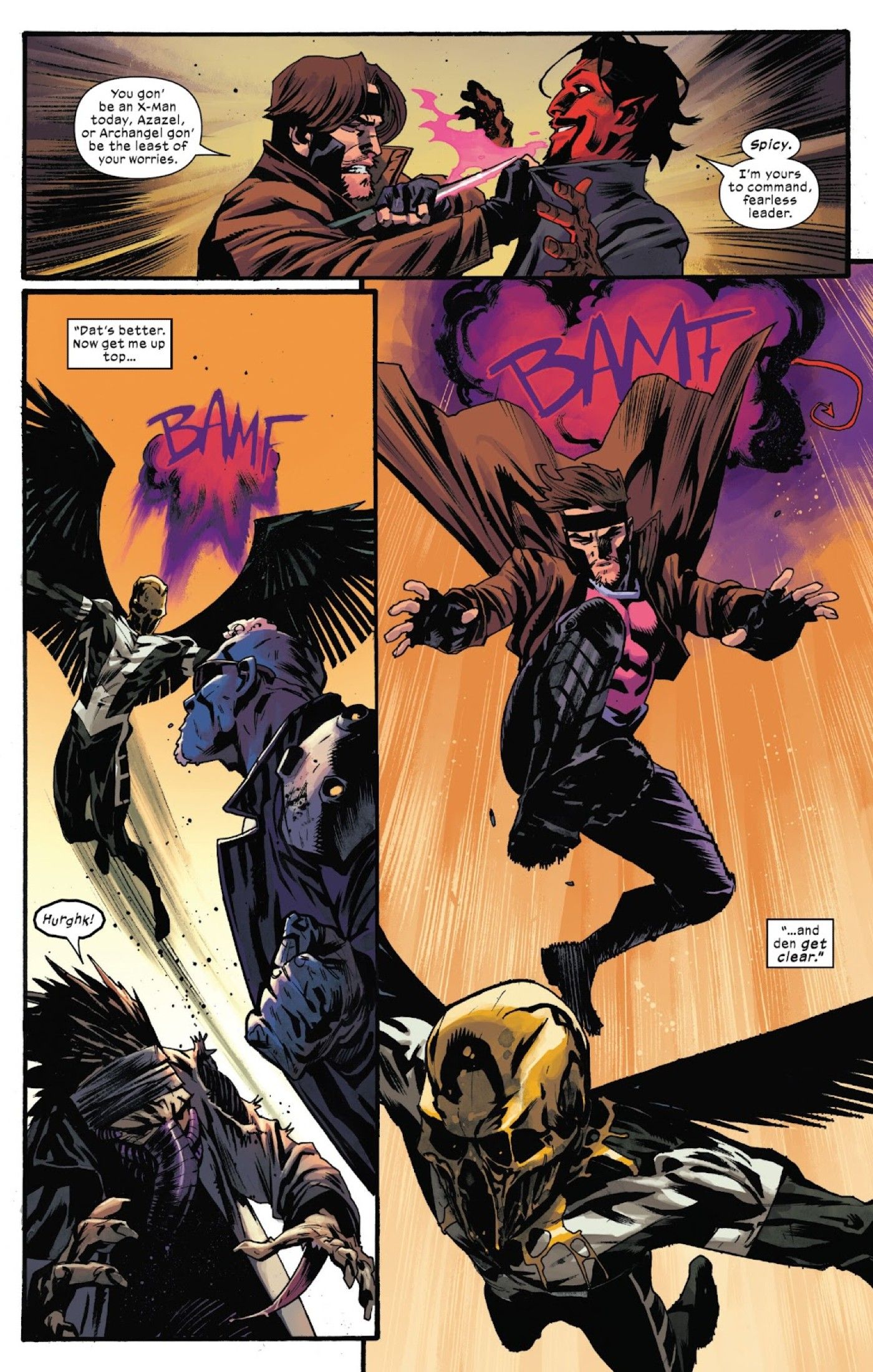 Gambit kills Angel 01