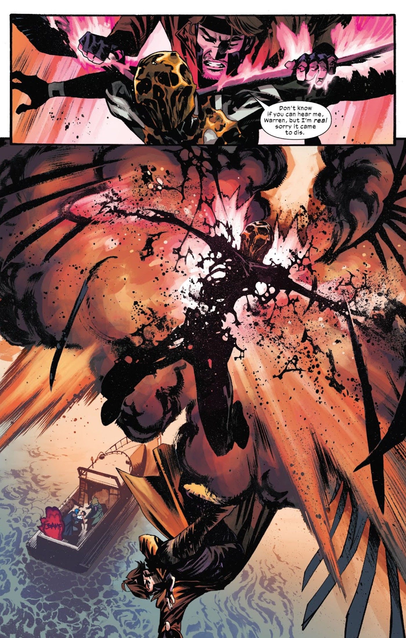 Gambit kills Angel