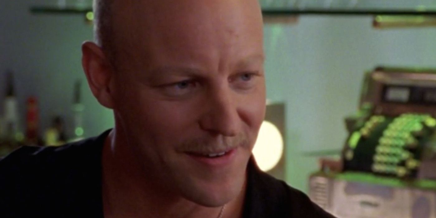 James MacDonald as Garth West smiling in Sex and the City