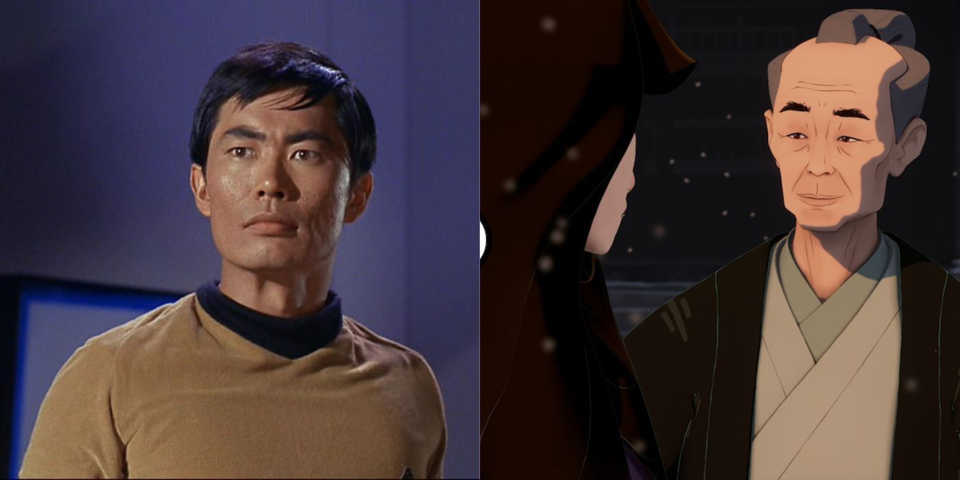 George Takei as Hikaru Sulu in Star Trek and Seki in Blue Eye Samurai