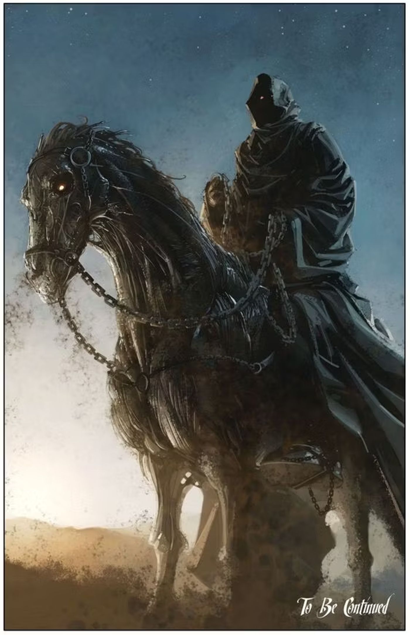 Ghost Rider: Trail of Tears, Caleb on his horse