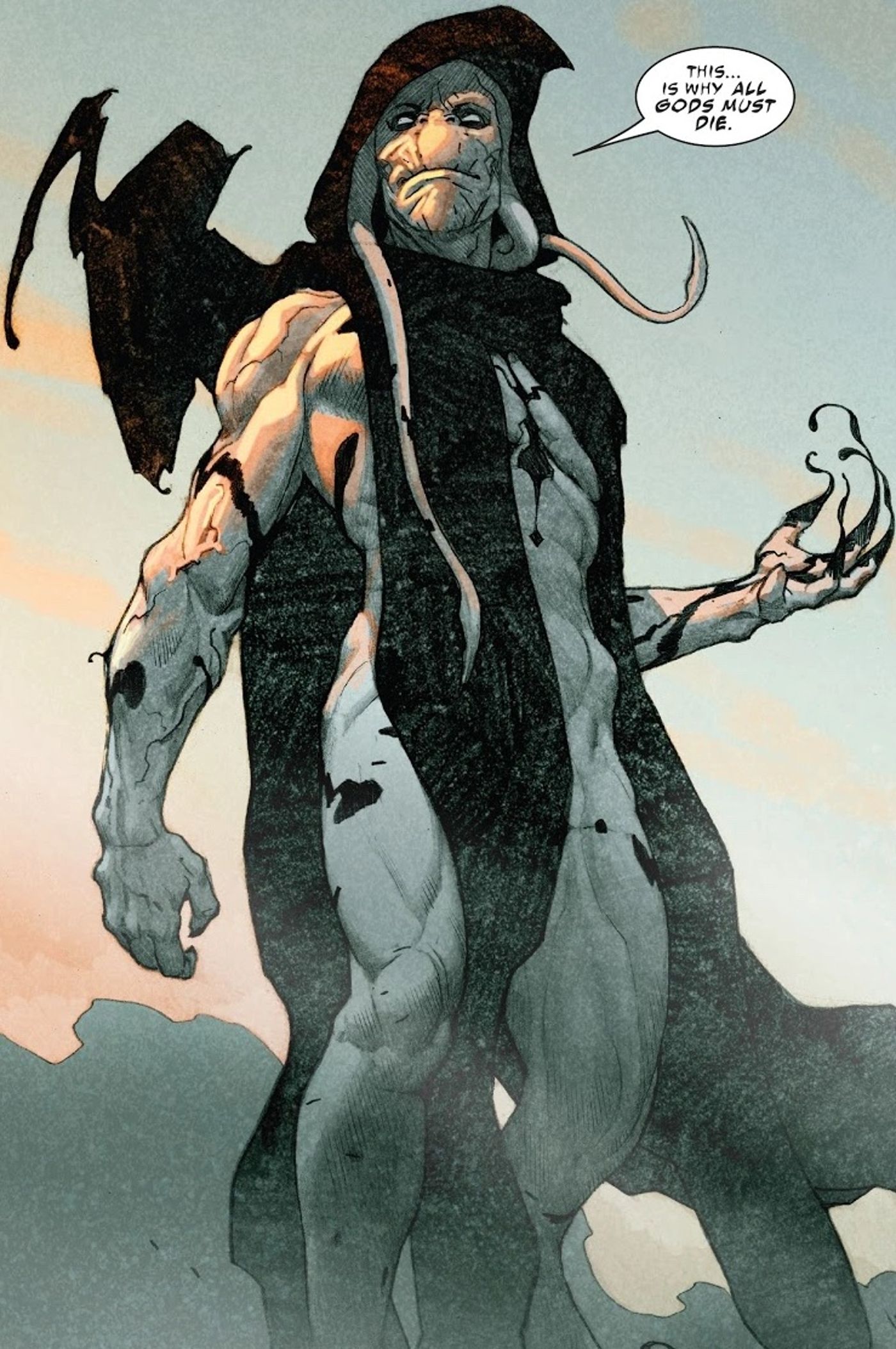 Gorr the God Butcher, from the comics: &ldquo;&hellip;this is why all gods must die.&quot;