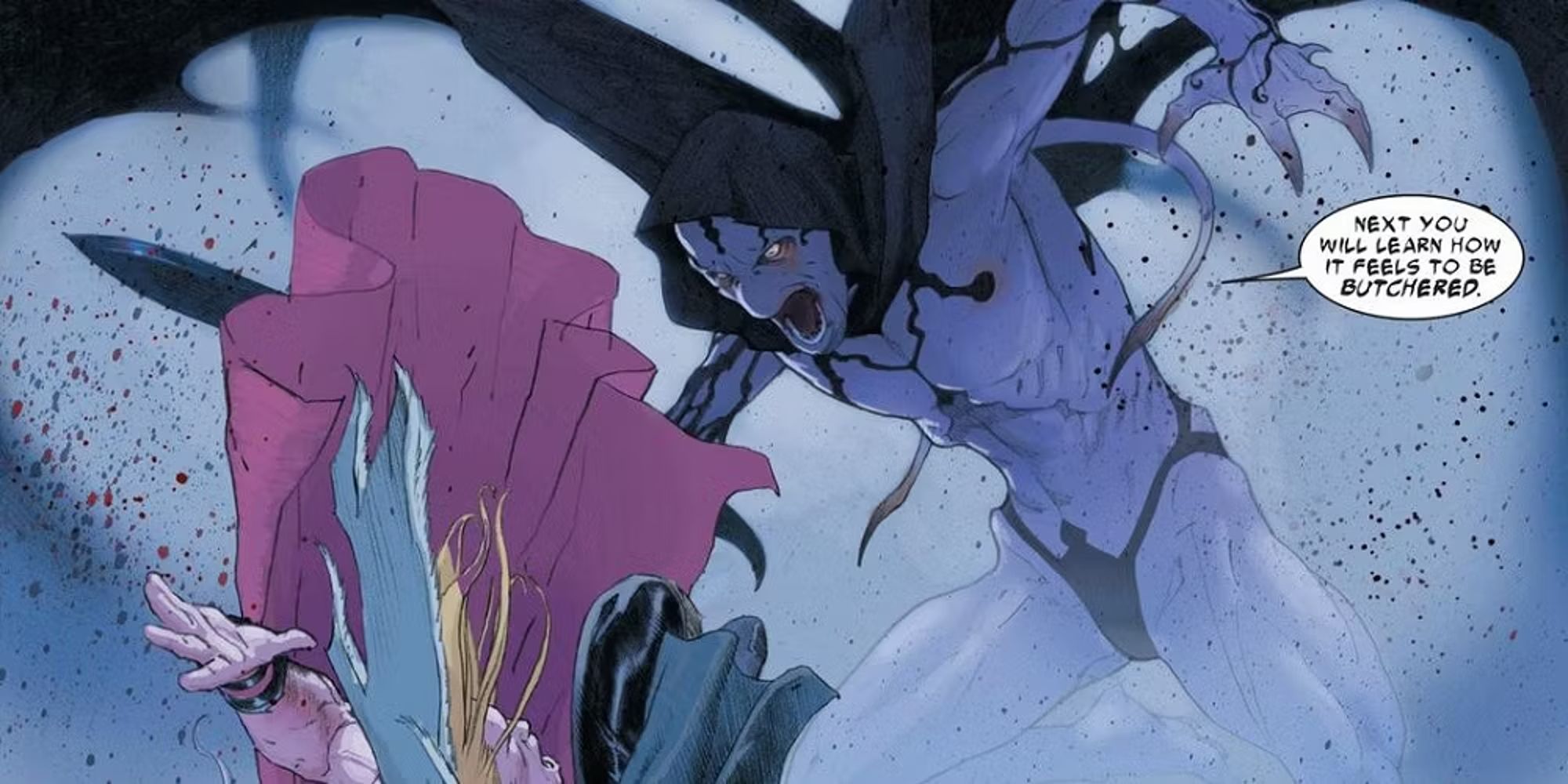 Gorr vs. Thor: &ldquo;Next you will learn how it feels to be butchered.&quot;