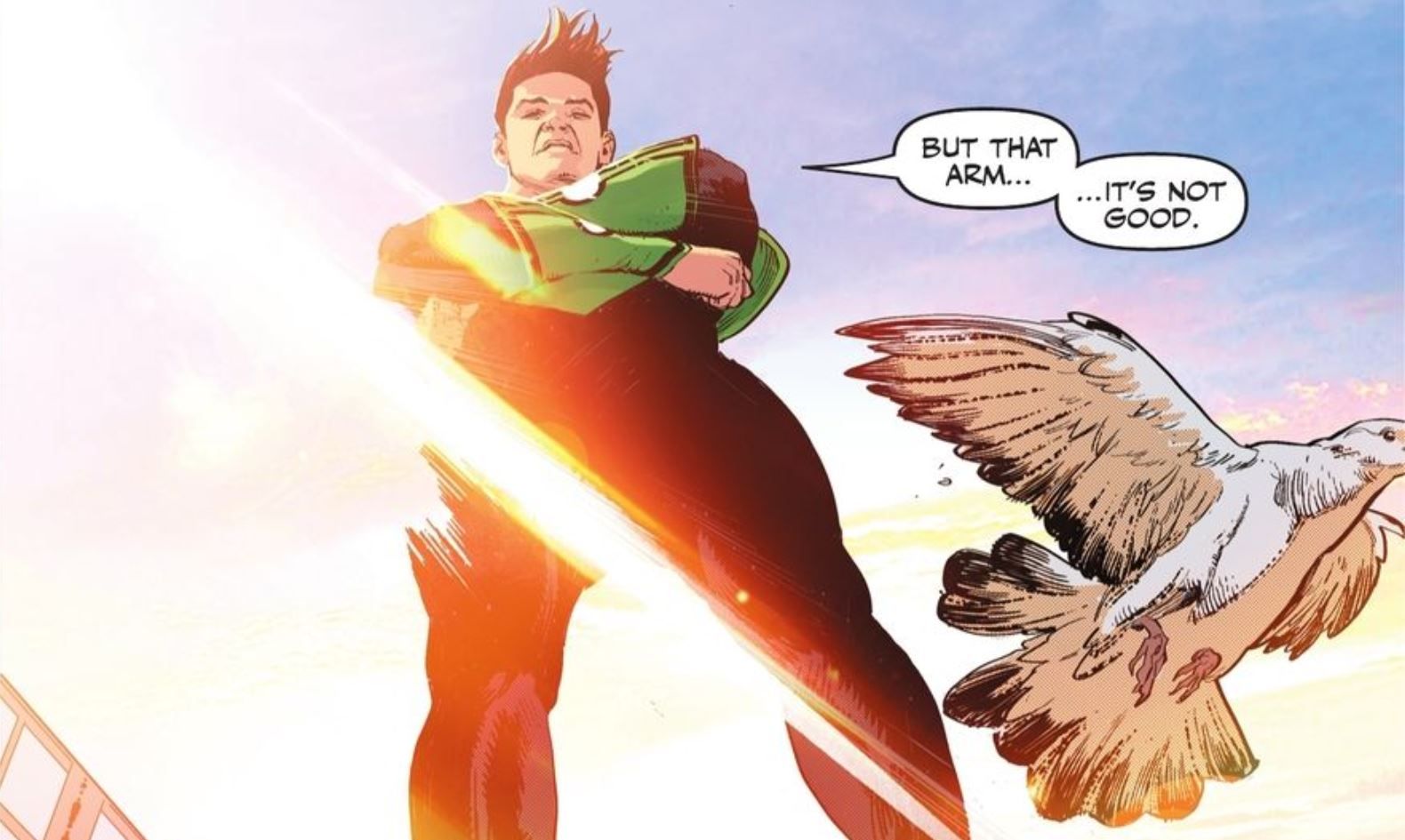 Green Lantern Shepherd Meets John DC
