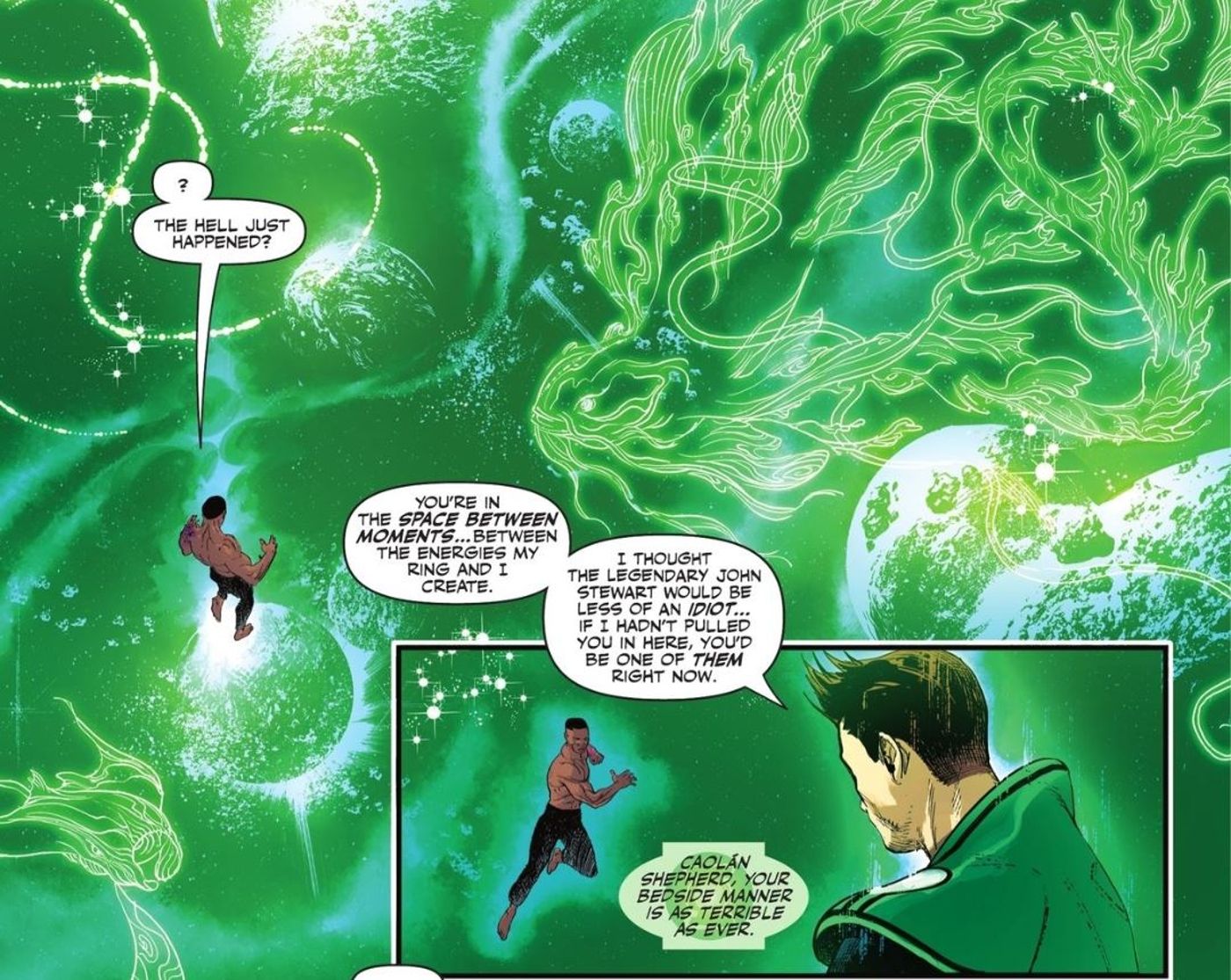 Green Lantern Space Between Moments DC