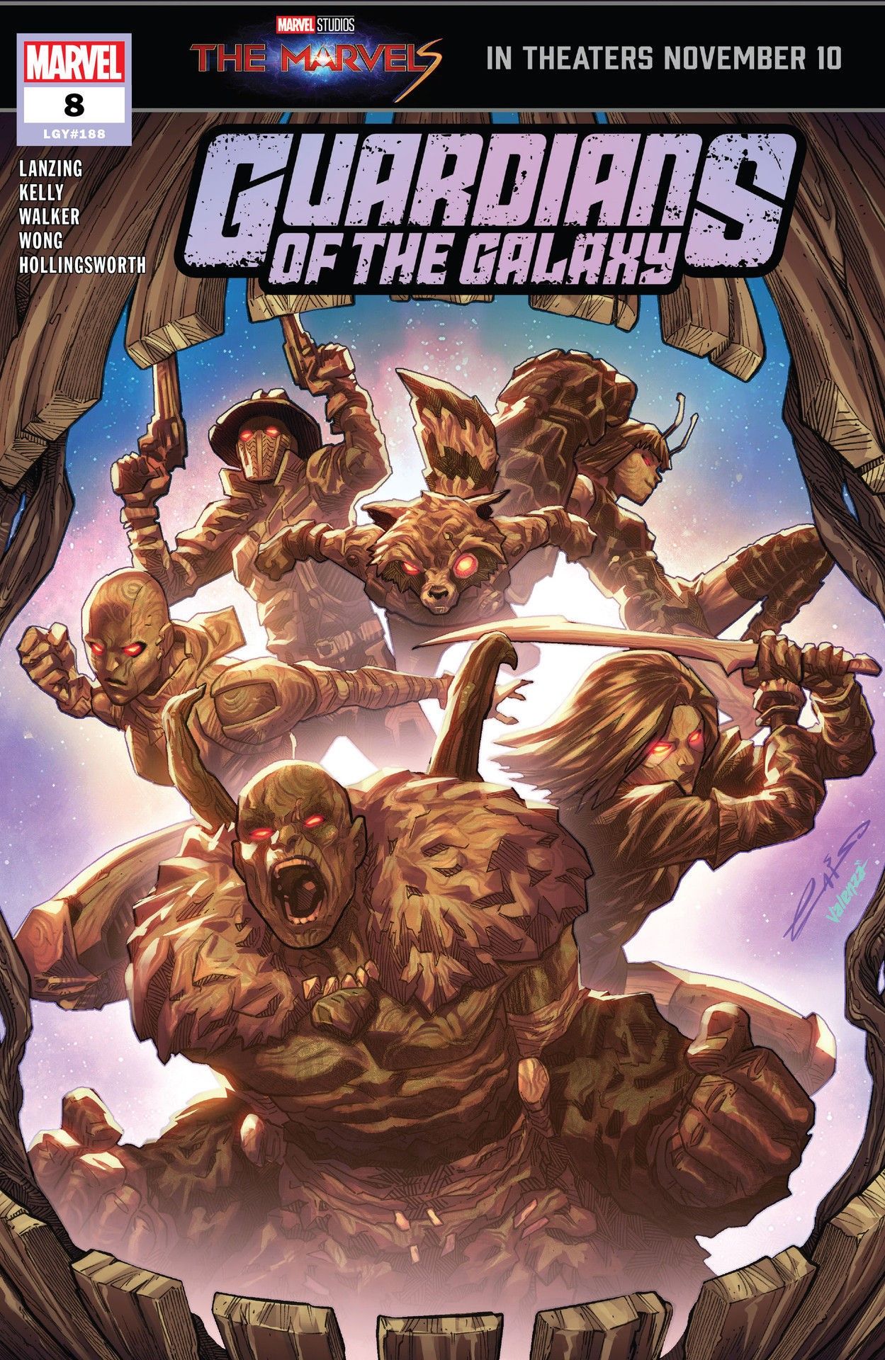 Guardians of the Galaxy 8 Marvel Comic Cover Art