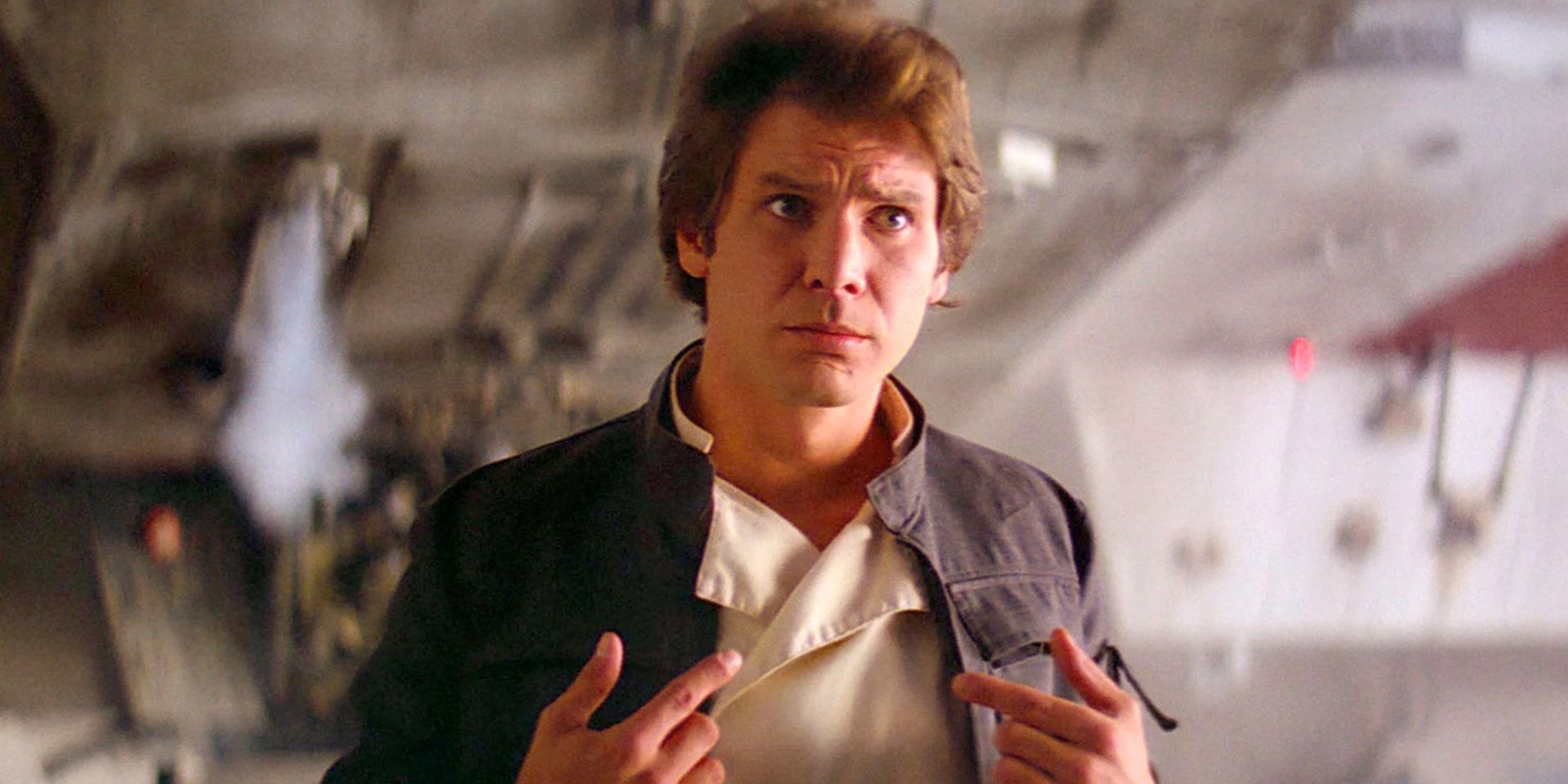 Han Solo looking confused in The Empire Strikes Back