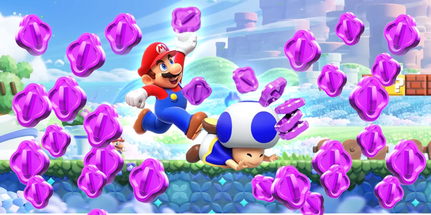 Super Mario Bros. Wonder Purple Flower Coins to Farm Fast to Unlock Areas and Buy Special Items