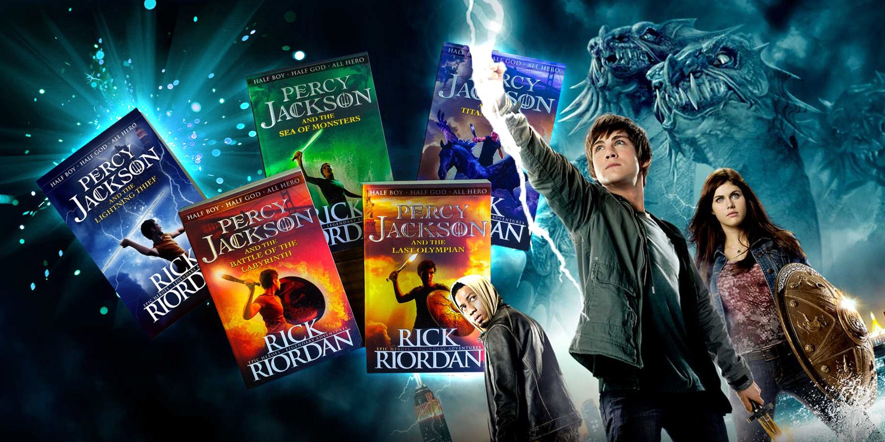  Percy Jackson Collection 7 Books Set (Lightning Thief