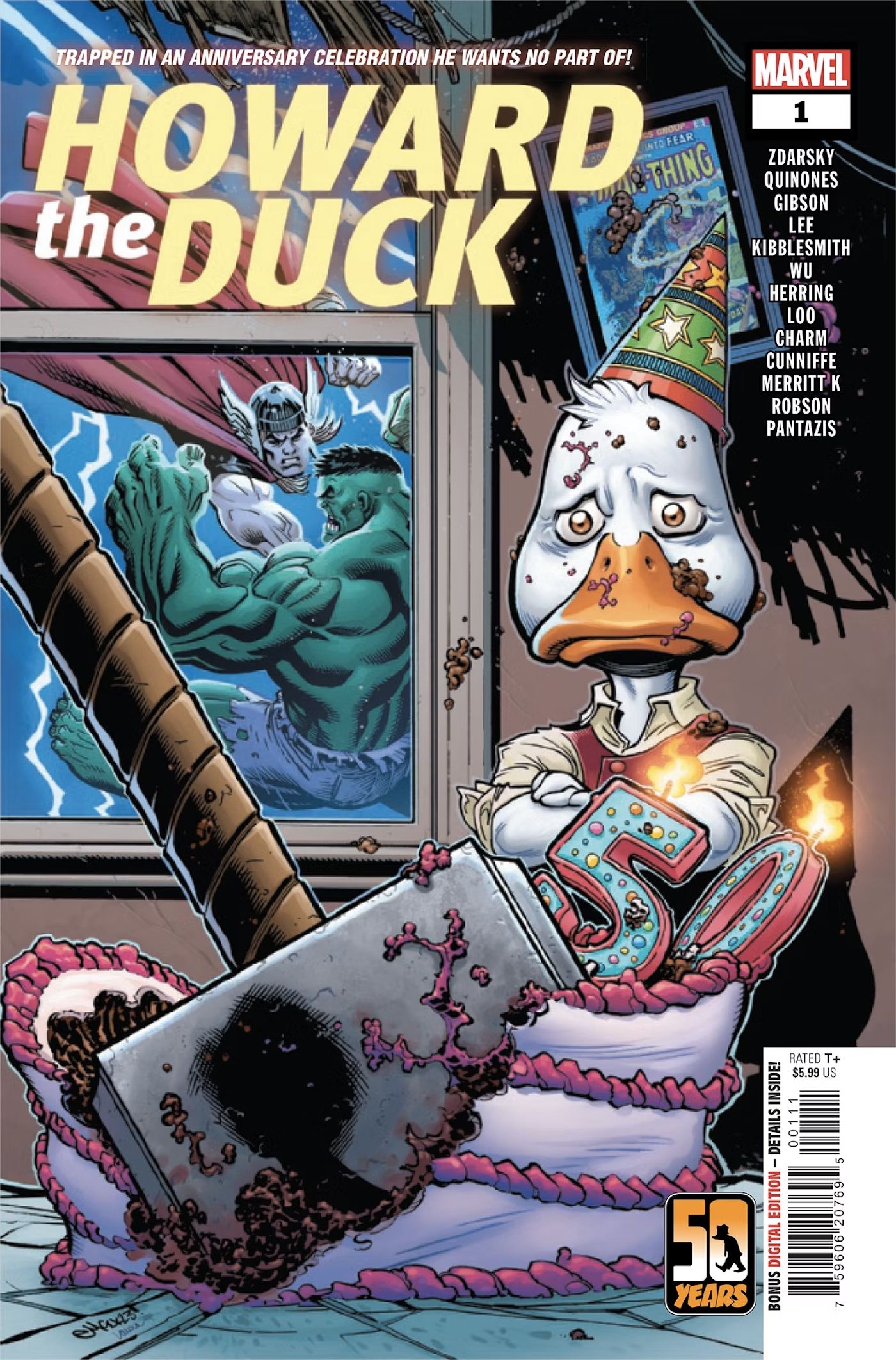 Howard the Duck 50th anniversary cover