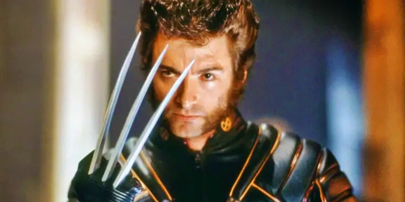 Wolverine de Hugh Jackman mostrando garras en X-Men del 2000